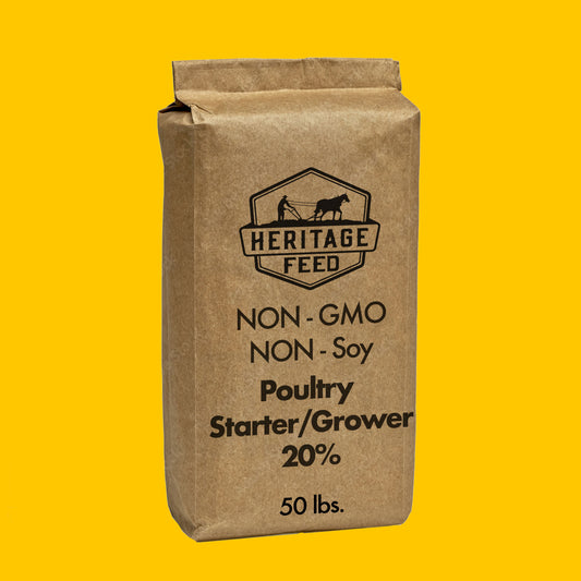 NON-GMO Poultry Starter/Grower 20%